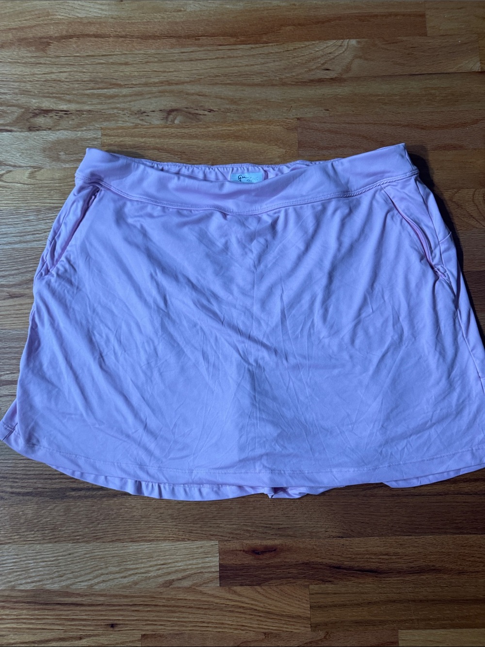 Greg Norman Collection Pale Pink Skater Skort